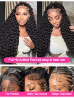 250% Perruque Cheveux Humains 100% Perruque Bouclée Perruque Livraison 3 Jours France Perruque 360 Lace Frontal Cheveux Humain Cheveux Humains Full Lace Perruque 13x6 Transparent Lace Perruque Raw Hair Sans Colle 4