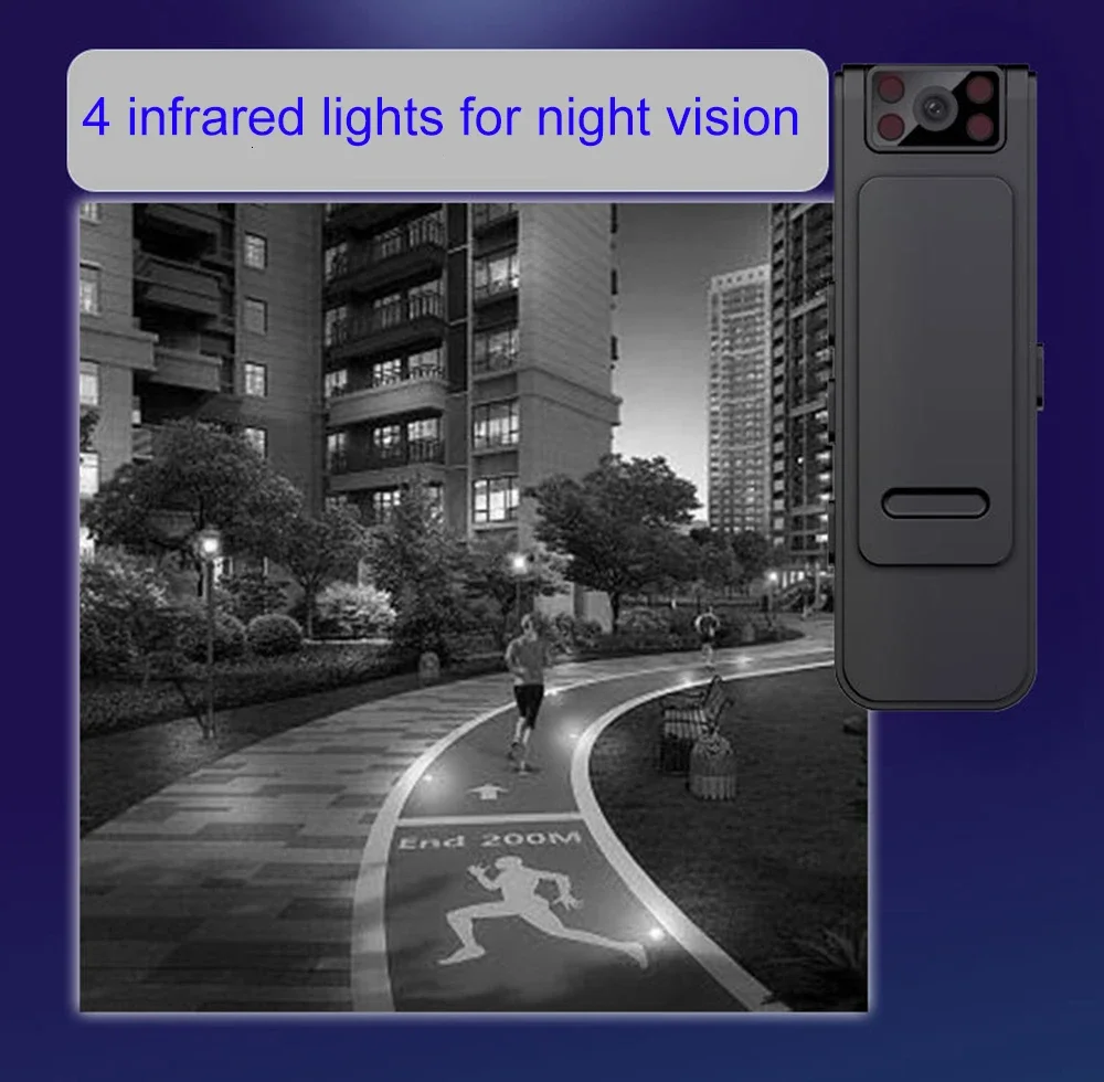 A19 Digtal Mini Camera Video Audio Recorder HD 1080P Meeting Outdoor Sports Loop