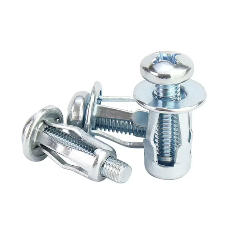 Expansion Plugs 20pcs Jack Nuts Screw Petal Screw Anchors for Curtain