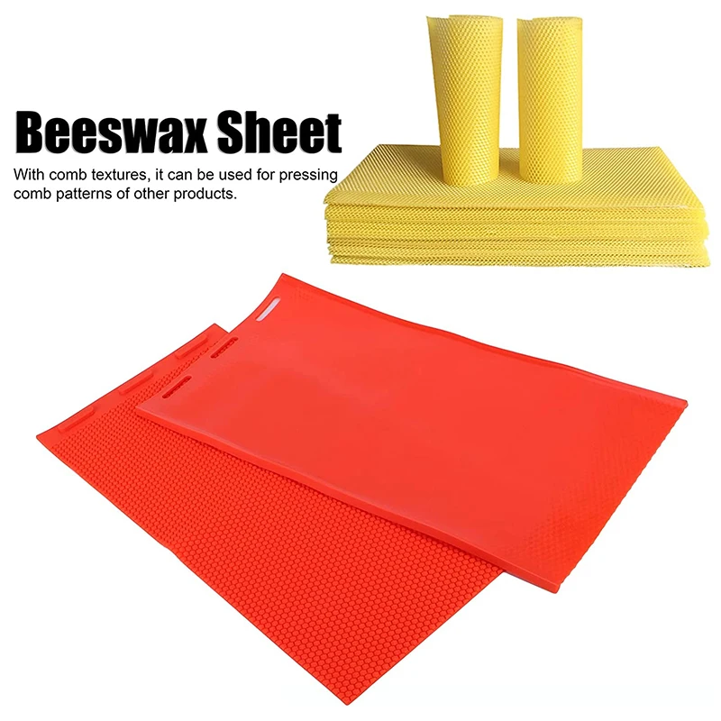 Silicone Beeswax Mold Apicultura Press Sheet Mould Beekeeping Tool Foundation Bee Hive Basis Garden Supplies пчелы Equipment