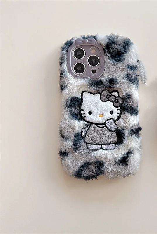 Yhsvie Coque Pour IPhone 16 Pro Avec Cordon Coque Fille Léopards