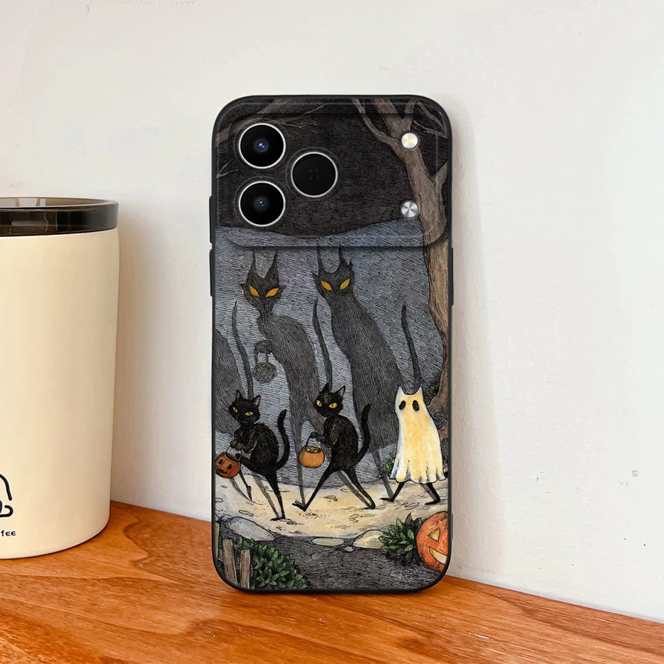 Funny Cartoon Animals Lens Protection Soft Liquid Silicone Back Cover Case