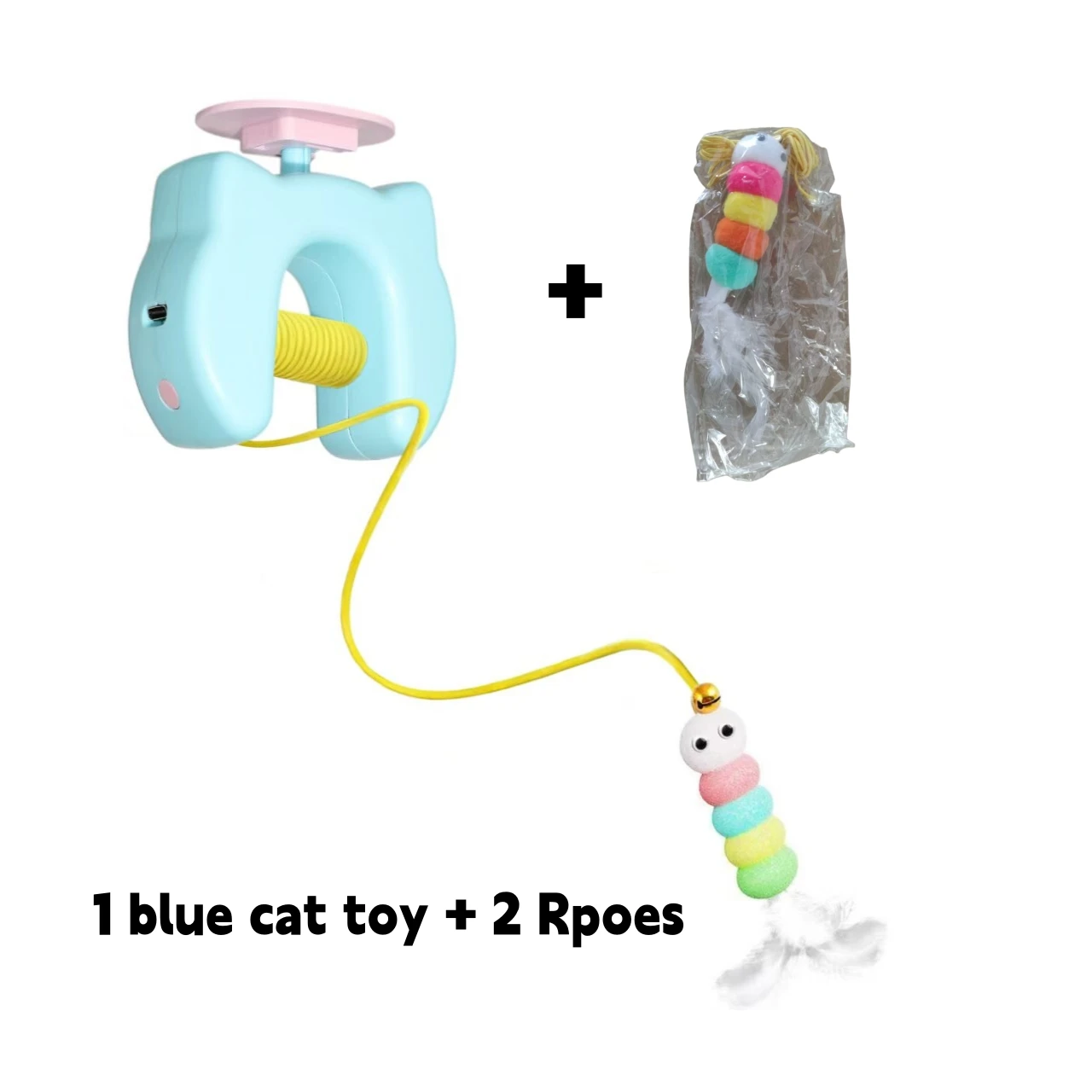 Type Of Electric Cat Toy with 2 Ropes Smart Hanging thumbnail 6