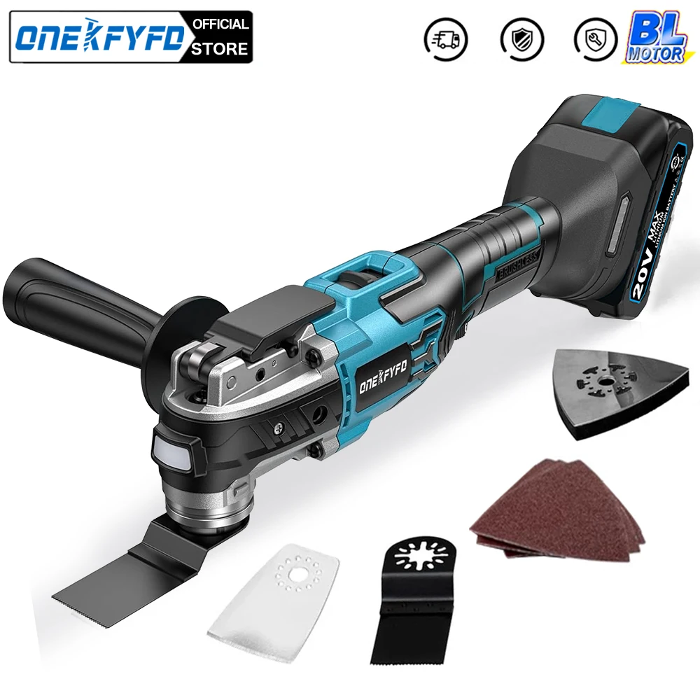 Electric Brushless Oscillating Variable Speed Trimmer Saw Renovation Power Machine Multi-function Tool electric pruning saw electric trimmer electric multi tool for Makita 18V Battery