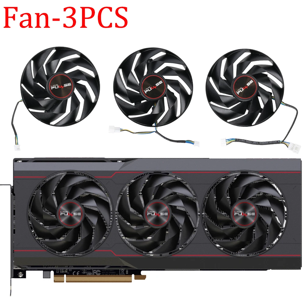 88MM FD9015H12D Video Card Fan For Sapphire PULSE AMD Radeon RX