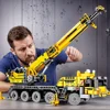 Professional Wooden Crane Building Blocks for Kids Technical Engineering Truck Toy DIY Educational Construction Set Gift for 6+