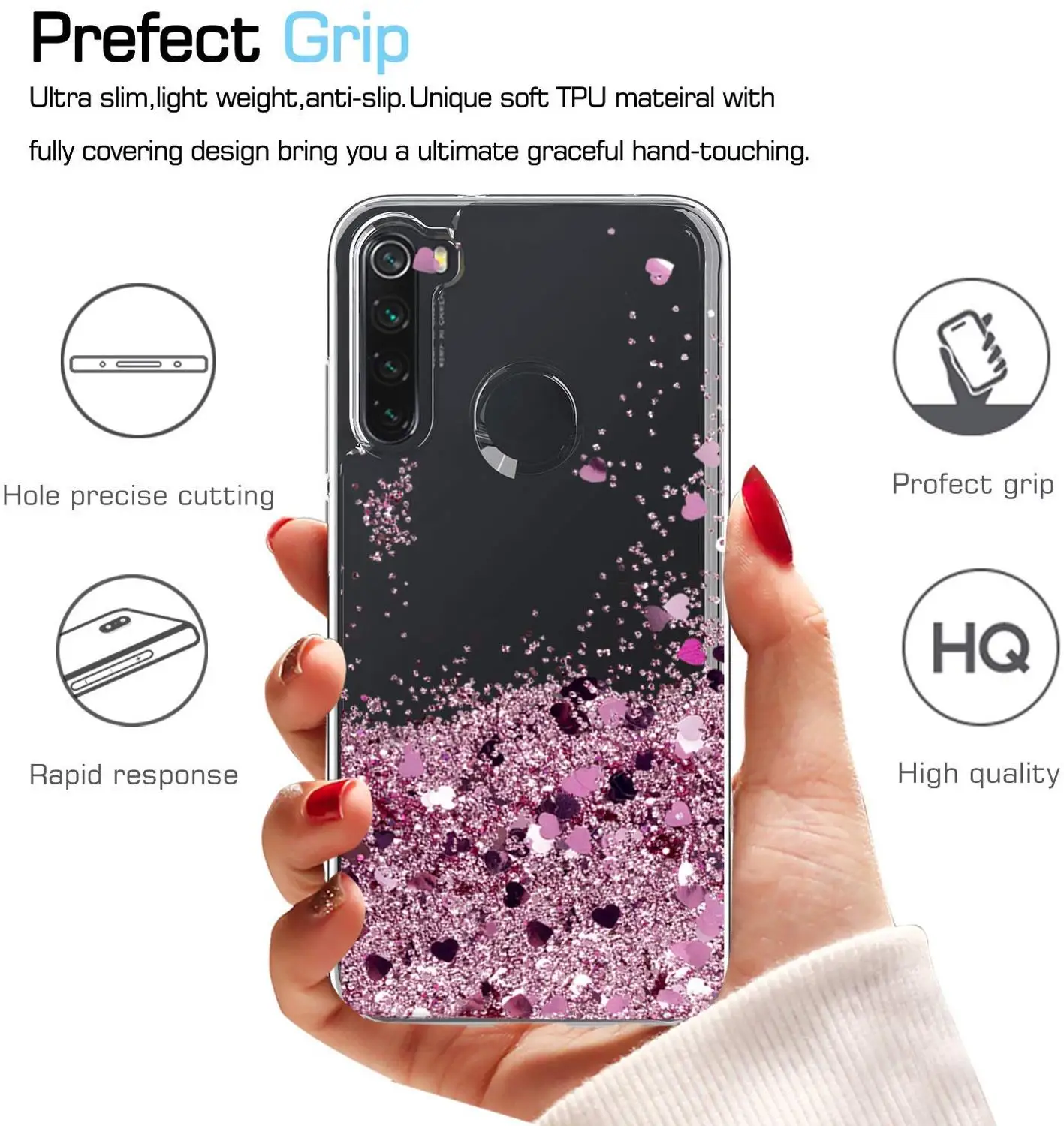 Radiant Starry Glamour Liquid Glitter Case - Shimmering Dynamic Quicksand Silicone Cover