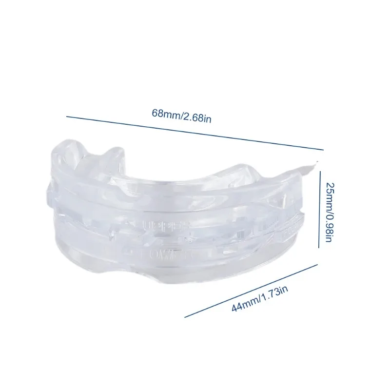 Anti-Snoring Mouthpiece - Custom-Fit Dental Guard for Teeth Grinding & Sleep Apnea Relief, Breathable Nighttime Snore Stopper