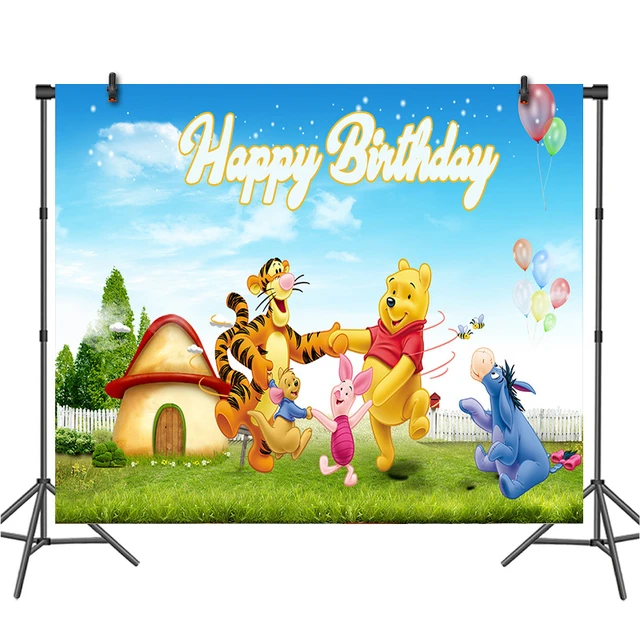 Winnie Pooh Birthday Decorations  Winnie Pooh Cake Decoration - 1pcs  Disney Birthday - Aliexpress