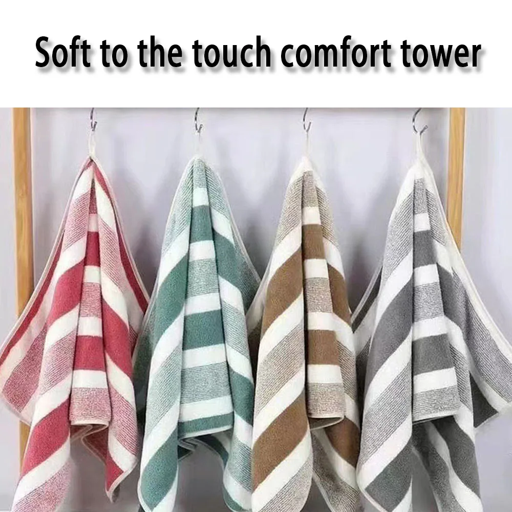 Thickened Bath Towel 1 Absorbent Coral Fleece Wash Your Face and Dry Your Hands for Home Use