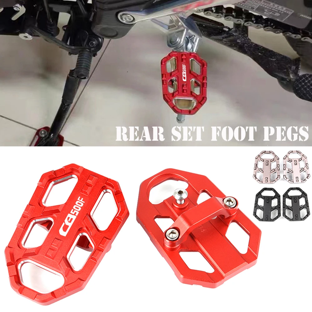 

Motorcycle Rear FootRest CB500 F CB 500F 2013-2017 2023 2022 2021 2020 2019 2018 Footpegs Foot Pegs Rests Pedal For HONDA CB500F