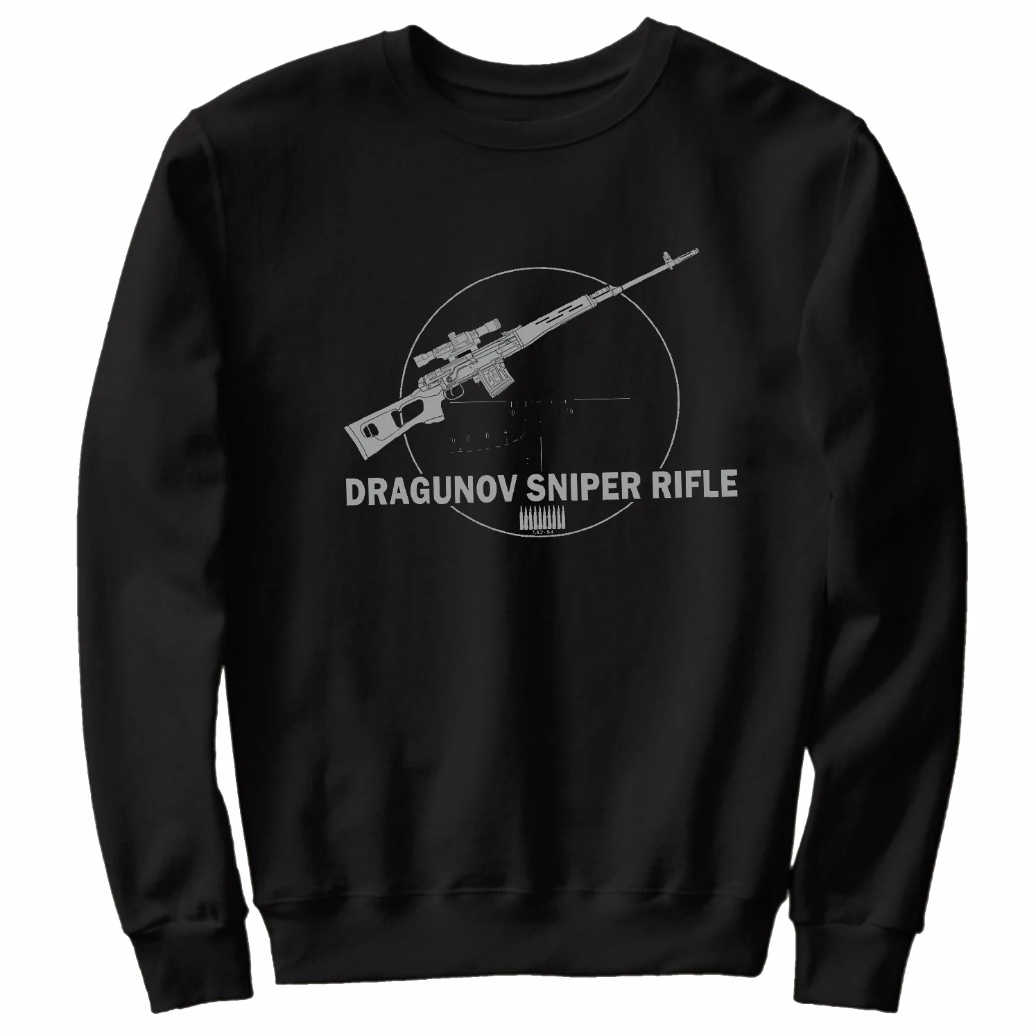 

Свитшот мужской с русским военным пистолетом SVD, драгуновым снайперским винтовкой, 100% хлопок, удобная повседневная модная одежда