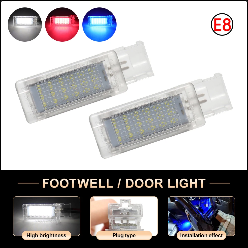 รูปสินค้า โคมไฟ LED ตกแต่งภายในรถ 2 ชิ้น
