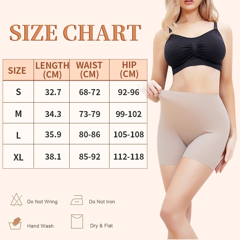 Seamless Slimming Body Shaper Shorts Shapewear for Women Tummy