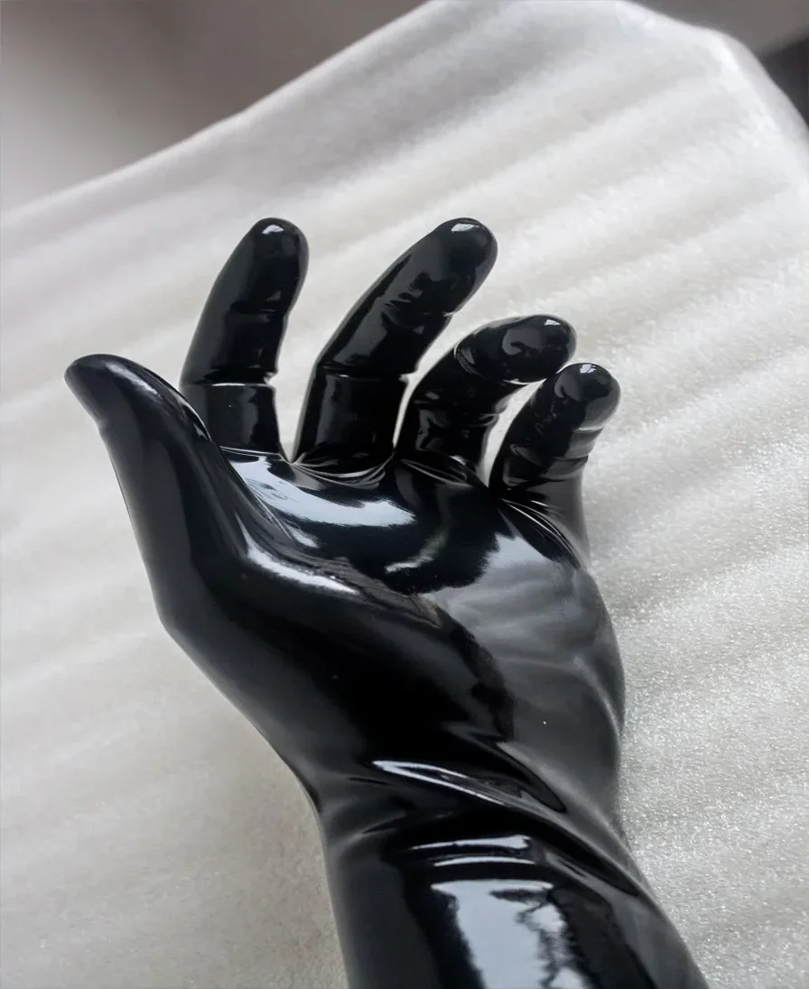 Latex Gloves Men Costume Accessories Latex Socks Men Gloves Puppy Mask