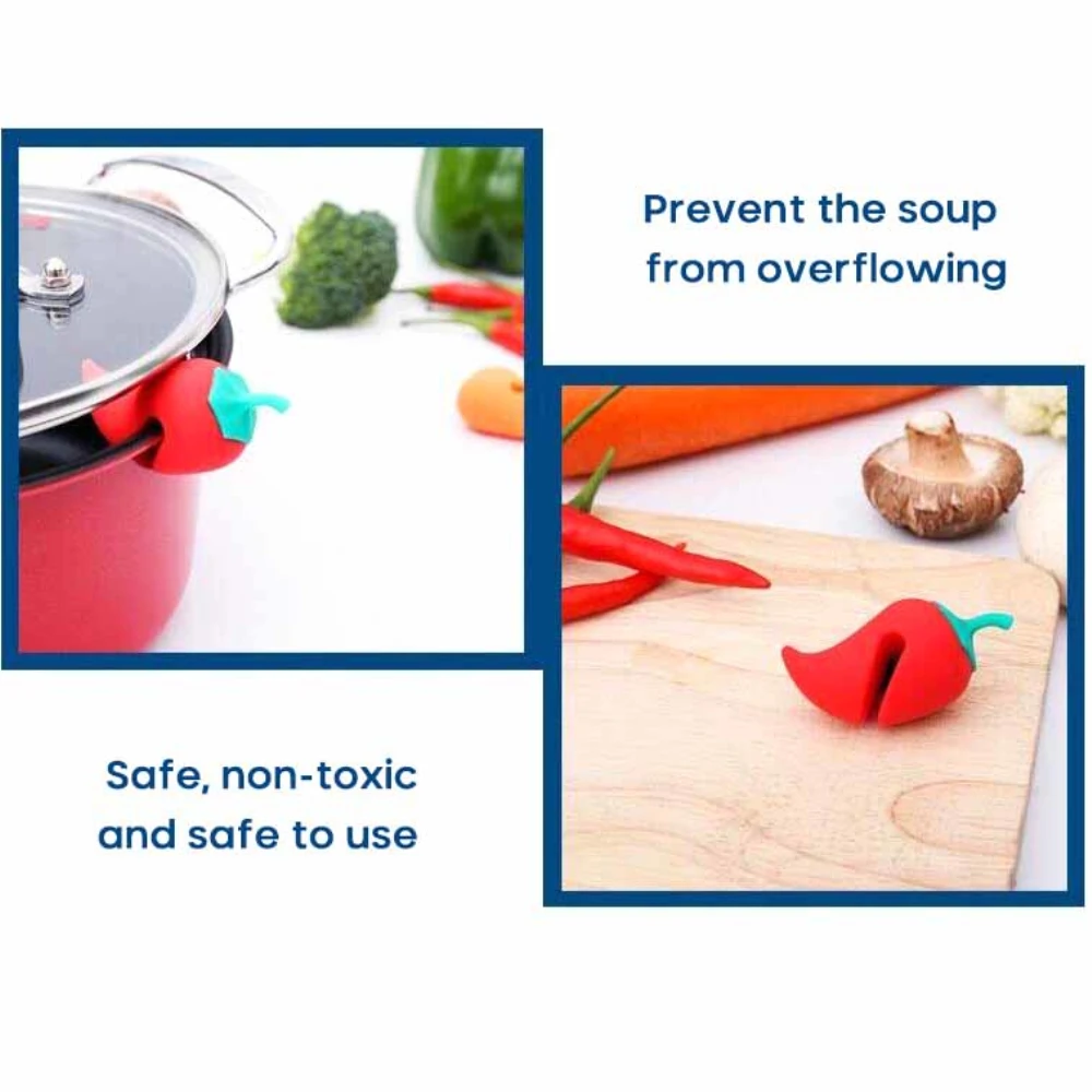 Tanie Silicone Carrot Spill-Proof Pot Lid Rack Overflow Stoppers Pot Cover sklep