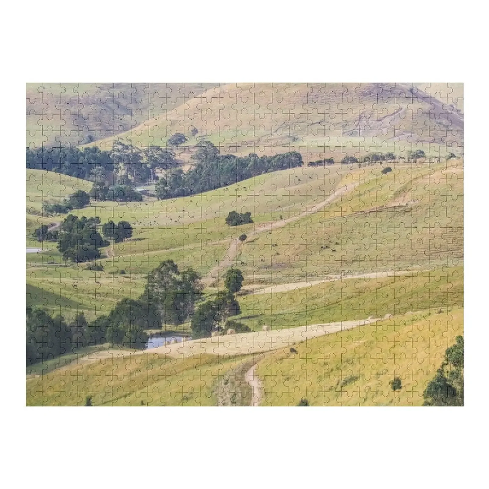 Gippsland Hills Jigsaw Puzzle Custom With Photo Wood Adults Picture Puzzle