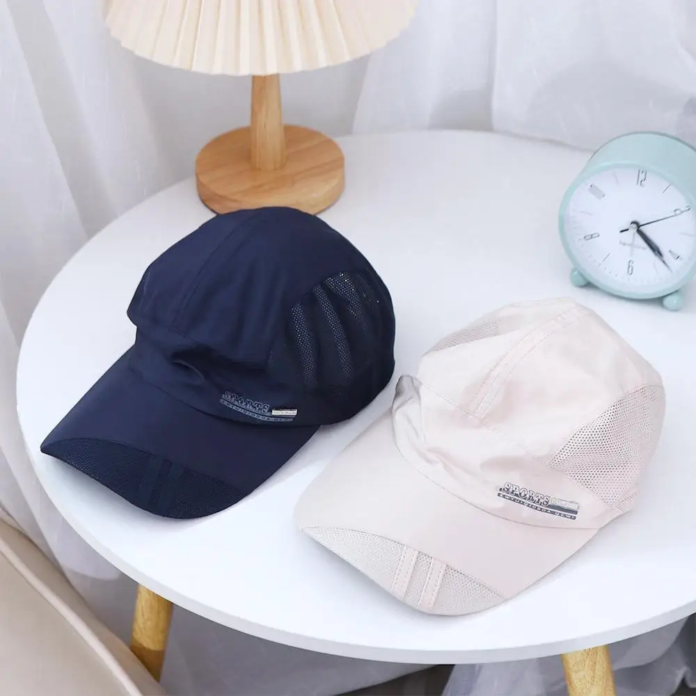 캐주얼 통기성 좋은 썬햇 여름 한국 스타일 스포츠 캡 바이저 캡 야구 모자 빠른 건조 메쉬 캡