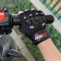 Kids Cycling Gloves Anti-Slip Protective Shell Boy Girls Hiking Gloves Student Camping Training Children's Mountain Bike Gloves 2