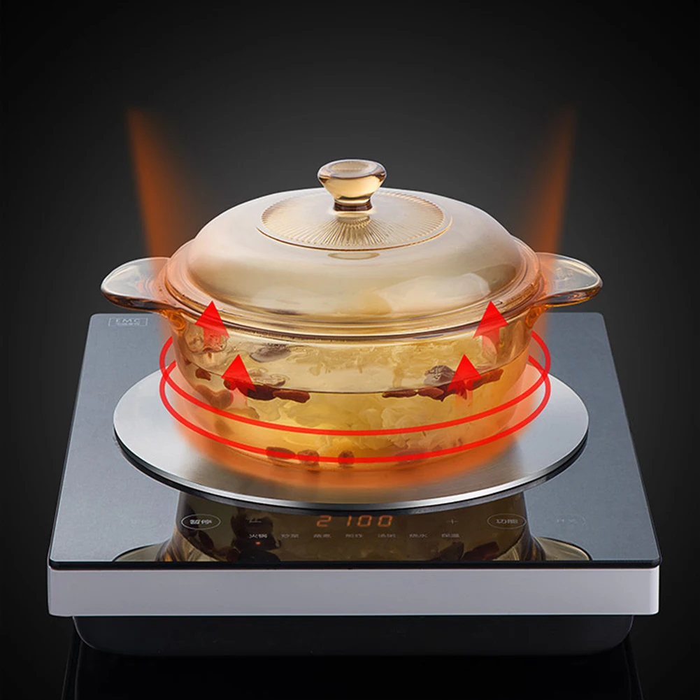 Stainless Steel Heat Conduction Plate Heat Diffuser Gas Cooker Induction Plate Adapter for Electric Gas Stove Kitchen Accessory