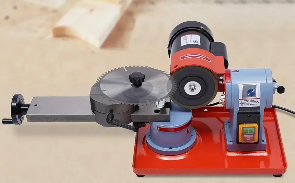 250W Kreissägeblatt-Schärfgerät Elektrischer Kreissägeblatt-Schärfer für Hartmetall, HSS, Kunststoff und Holzarbeitsplatten – Detail 8