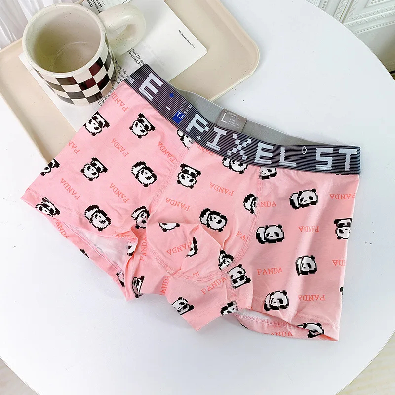 Bloom the love] Brand Hot New Cotton Print Underwear Men Boxer