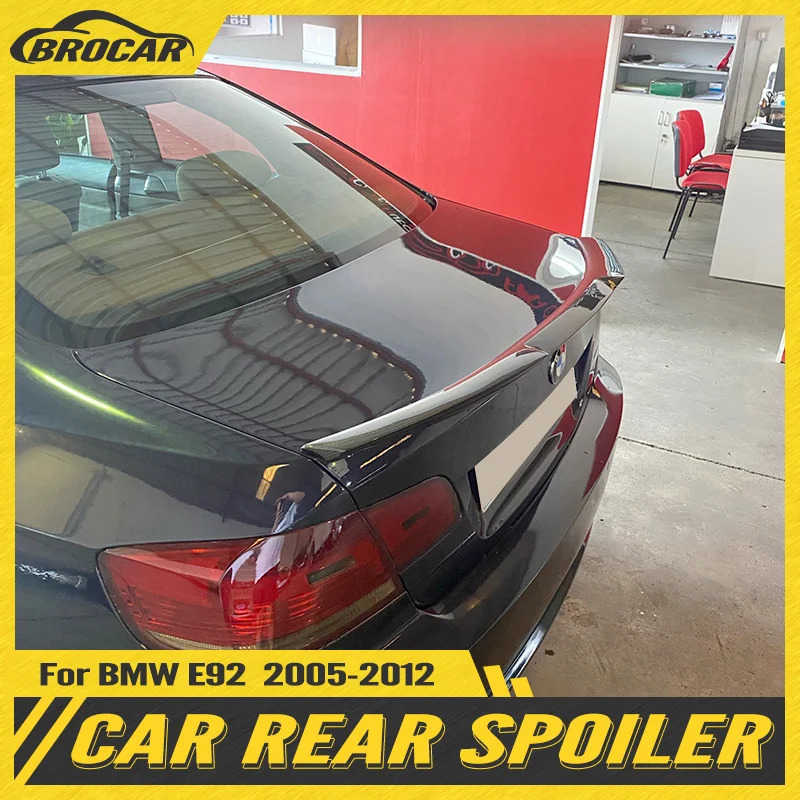 E92 M4 Style Spoiler Posteriore Per Bmw E92 Spoiler Serie 3 2 Porte E92 M3 E92 Coupé 2005-2012 Spoiler Posteriore Baule Baule Ala