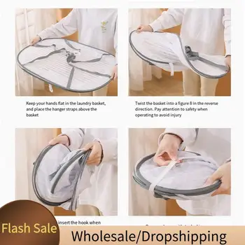 BAAD Mesh Clothes Hanging Dryer Folded Herb Rack For Buds Fruits Hydroponics Flowers Vegetables Fish Clothes Doll A 1
