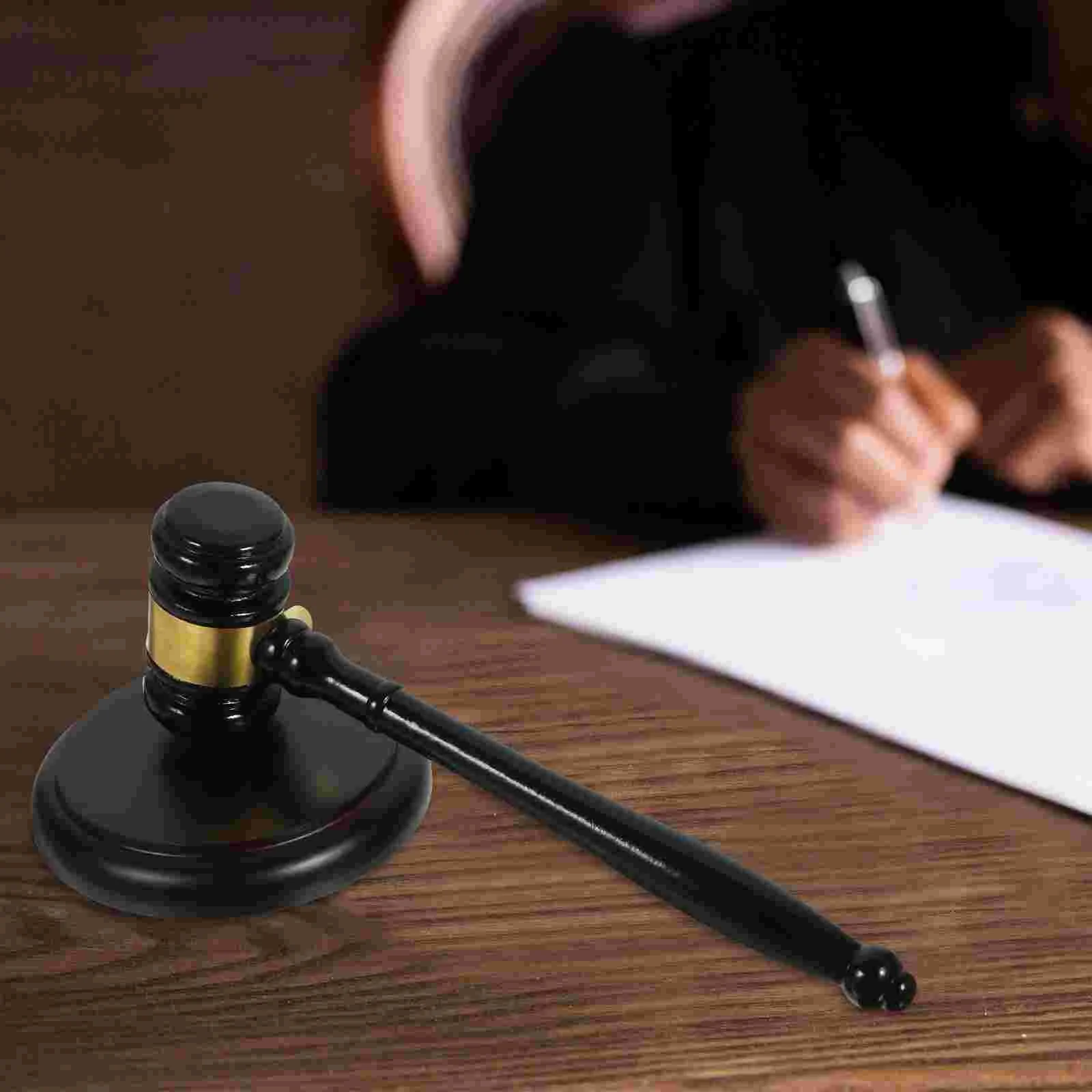 

Durable Wooden Judge Hammer Handcrafted Delicate Wood Adjudgement Gavel For Auction Gavel Practical Lawyer Judge Sound