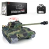 Upgraded 1/16 Heng Long 7.0 German King Tiger RC Tank Model 3888A Metal Tracks Idlers Sprockets Smoke Effect Toys TH17523 1