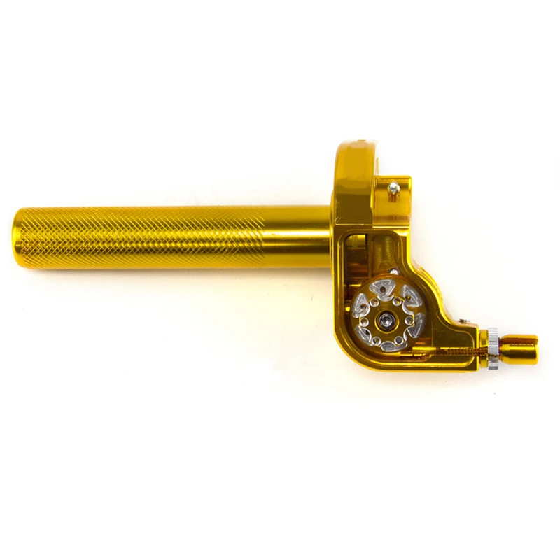 Chuangyinshop Purple Quick Twist Throttle Grip Alüminyum Motor 7/8 İnch 22mm Cnc
