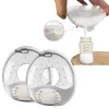 Silicone Mother's Milk Collector With Scale Wearable Anti Spill Breast Pads Nipple Pain Protector Maternity Breastfeeding 2