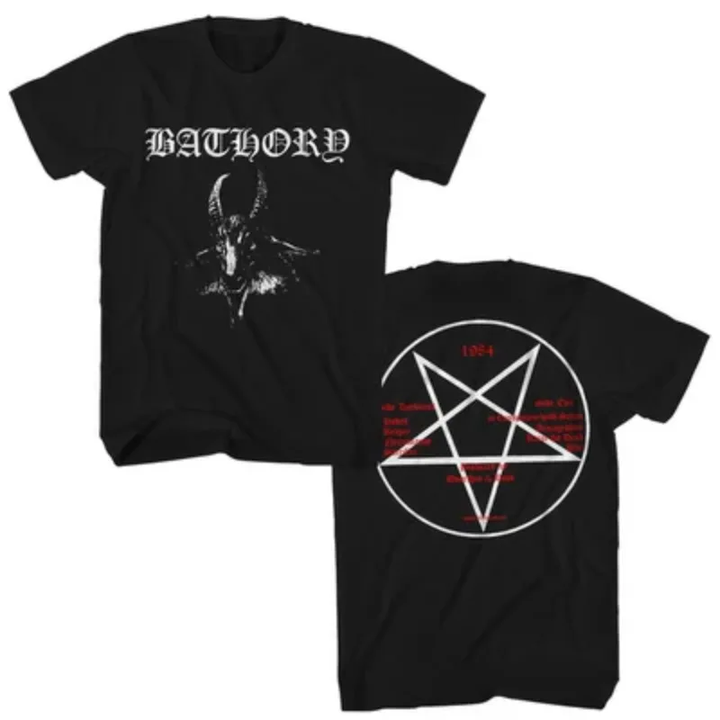 

Mens Fashion T Shirt Bathory Black Metal Venom Mayhem Black Oversized T Shirts Streetwear Hip Hop Tshirt Oversized Cotton Tees