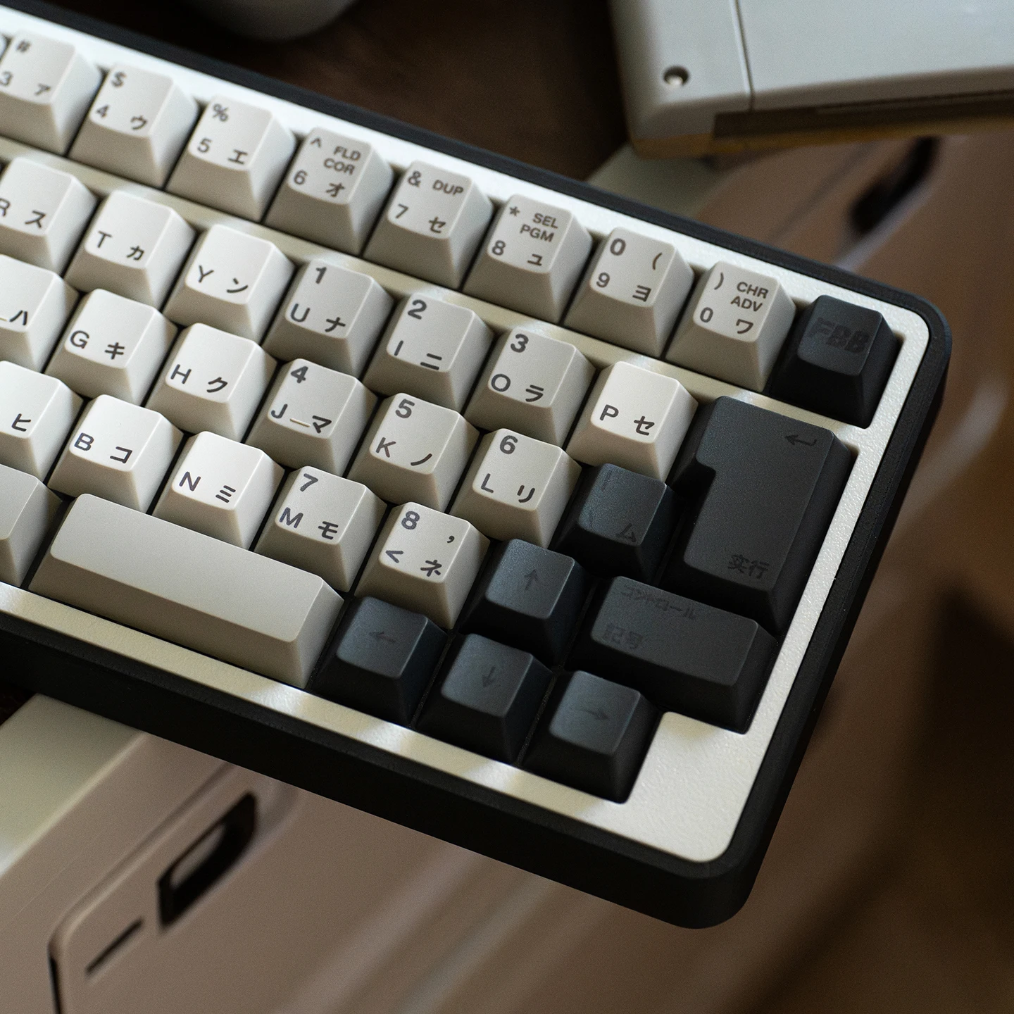 FBB 키캡 FK201 일본 레트로 PBT 키캡 기계식 키보드용 체리 프로파일 60%, 75%, 80%, 96%, 100% DIY PC 액세서리