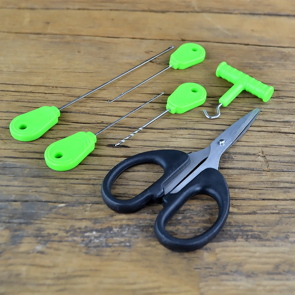 낚시 가위 매듭 도구 미끼 바늘 도구 플라이어 세트, 낚시 미끼 바늘