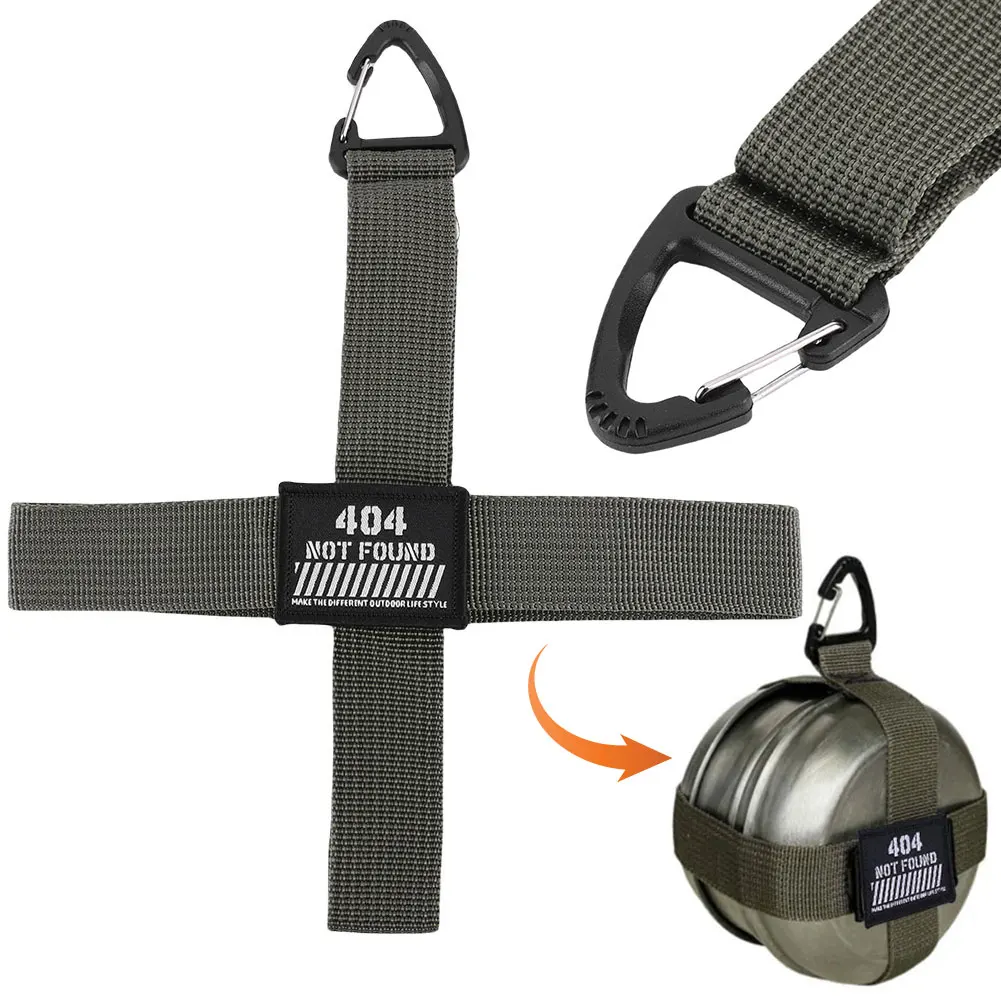 Nylon Camping Tableware Storage Strap for Outdoor Dinnerware