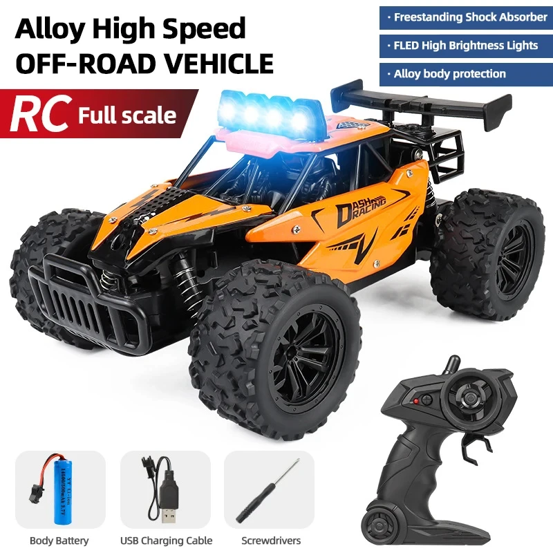 Voiture RC 1:16 2.4G Tout-Terrain Alliage - RC8 Bleu 31.79€