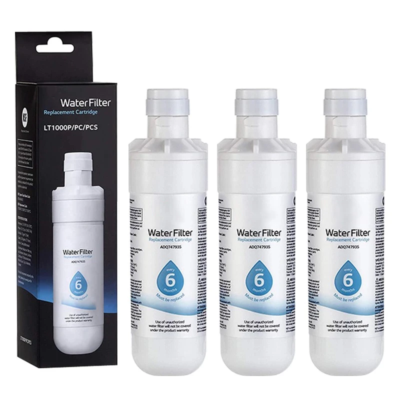 3 Pack LT1000PC ADQ747935 MDJ64844601 NSF Certified Refrigerator Water Filter, Replacement for