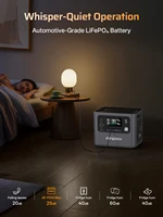 Station d'alimentation portable AFERIY 2800W P280, générateur solaire 2048Wh, batterie LFP connectable via application, pour la maison et le camping en extérieur 6