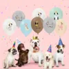 Pet Dog Cupcake Toppers Pet Dog Themed Birthday Party Supplies Dog Face Cake Toppers Puppy Theme Birthday Party Decoration 3