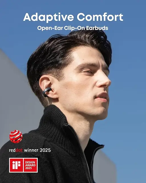 Alternative view of Soundcore AeroClip Earbuds