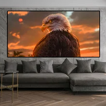

Modern Flying Eagle Wall Art Canvas Painting Scandinavian Animals Posters and Prints for Living Room Home Wall Decor Pictures