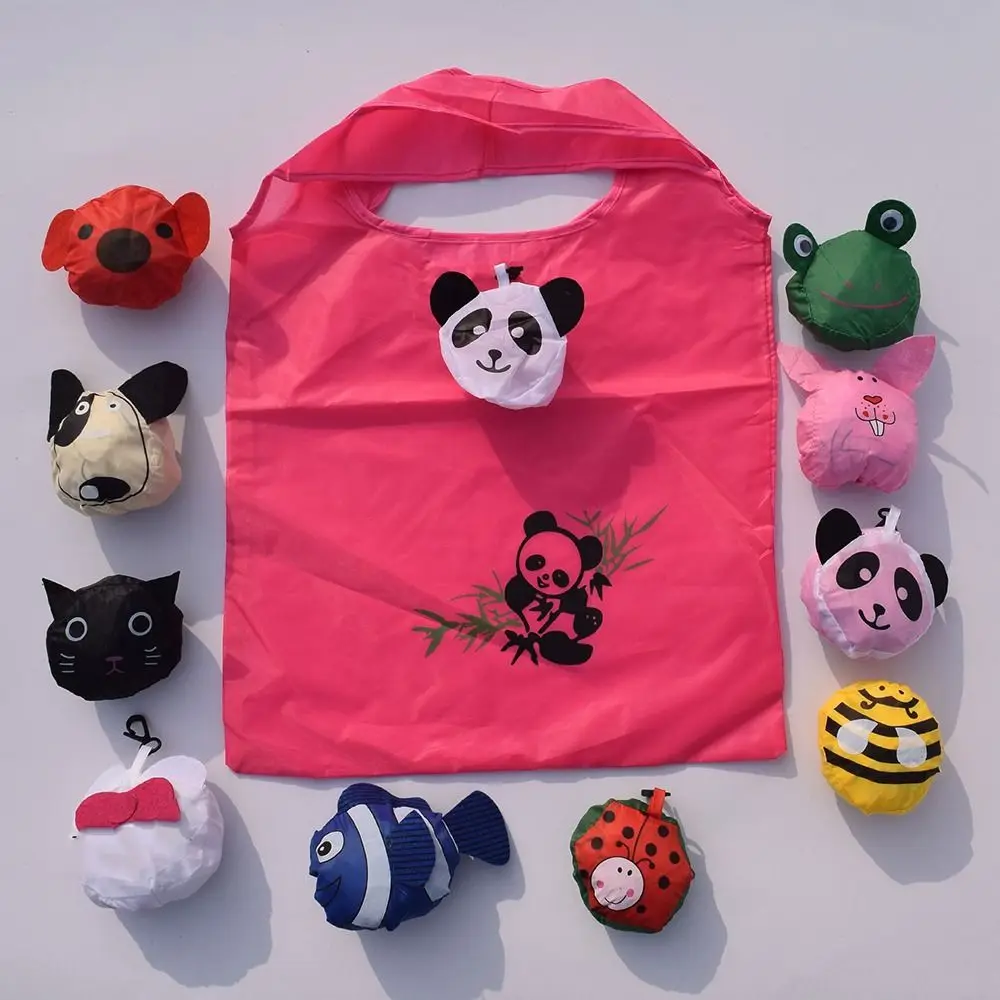 Eco-Friendly Foldable Reusable Shopping Tote Bag with Stylish Print