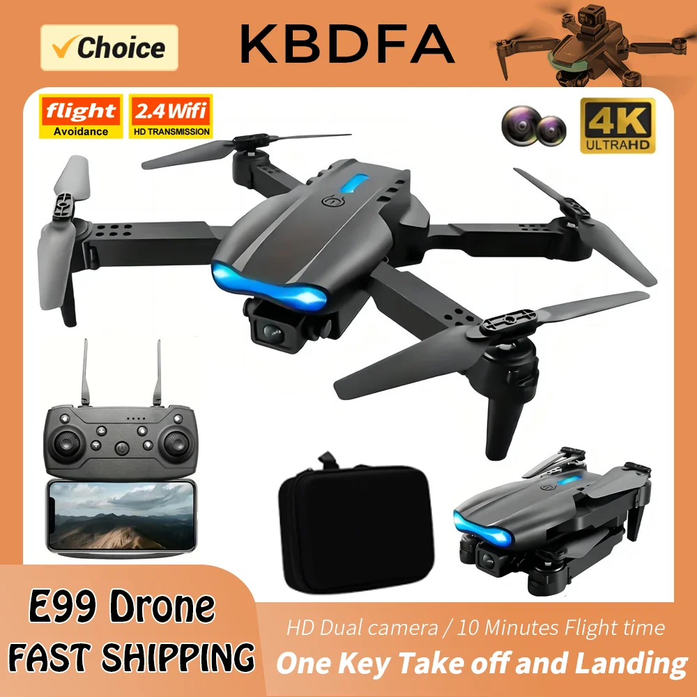 KBDFA E99 K3 Pro Drone HD Camera High Hold Mode Foldable Mini Helicopter Aerial Photography Quadcopter Remote Control Toys Gifts