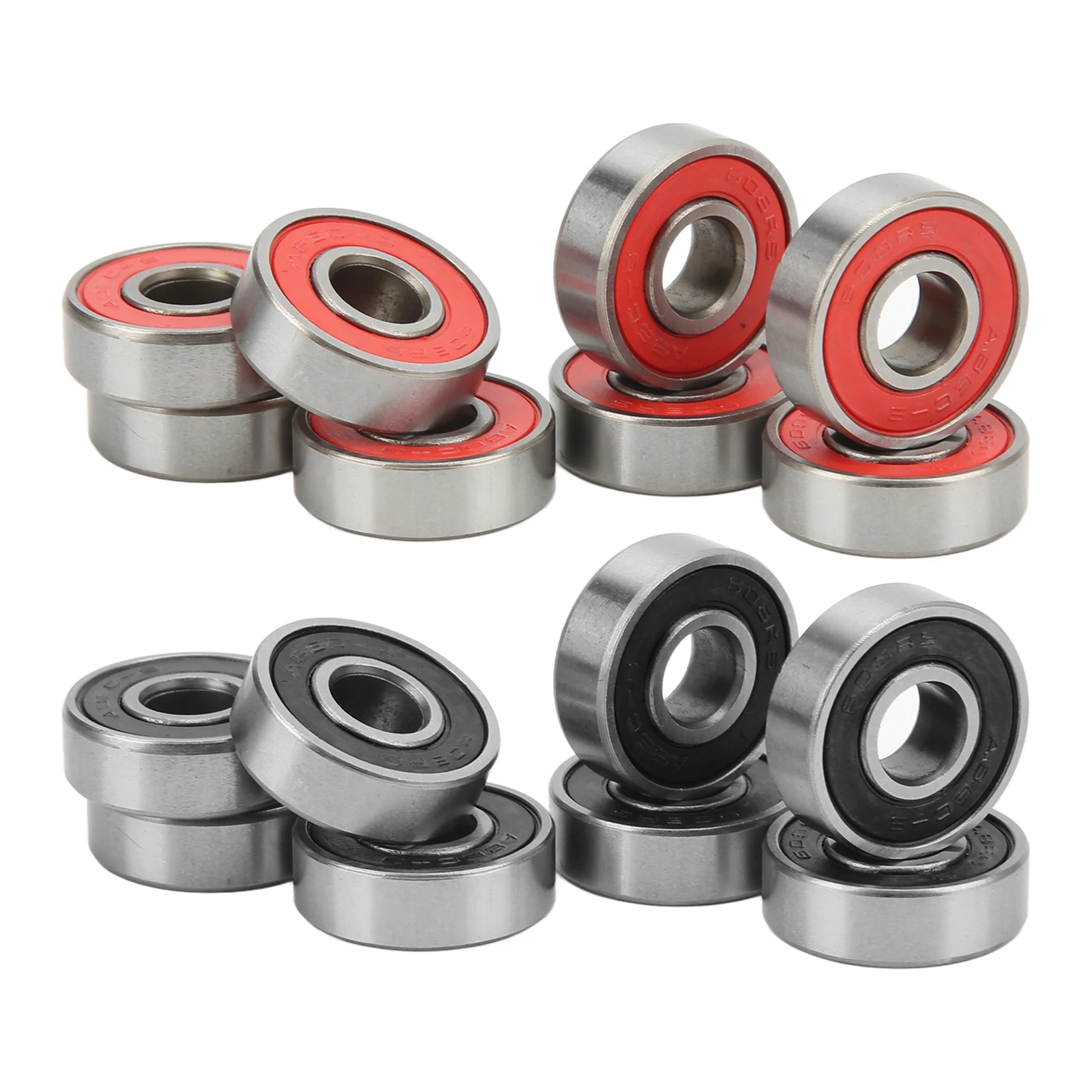 ABEC 9 베어링 내식성 고정밀 고경도 608RS 볼 베어링 저소음 탄소강 댄스보드용