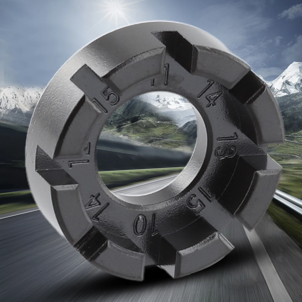 8-hole Steel Wire Bicycle Spoke Wrench MTB Road Bike Wheel Rim Adjuster Spanner Cycling Spoke Nipple Key Bicycle Rim Repair Tool