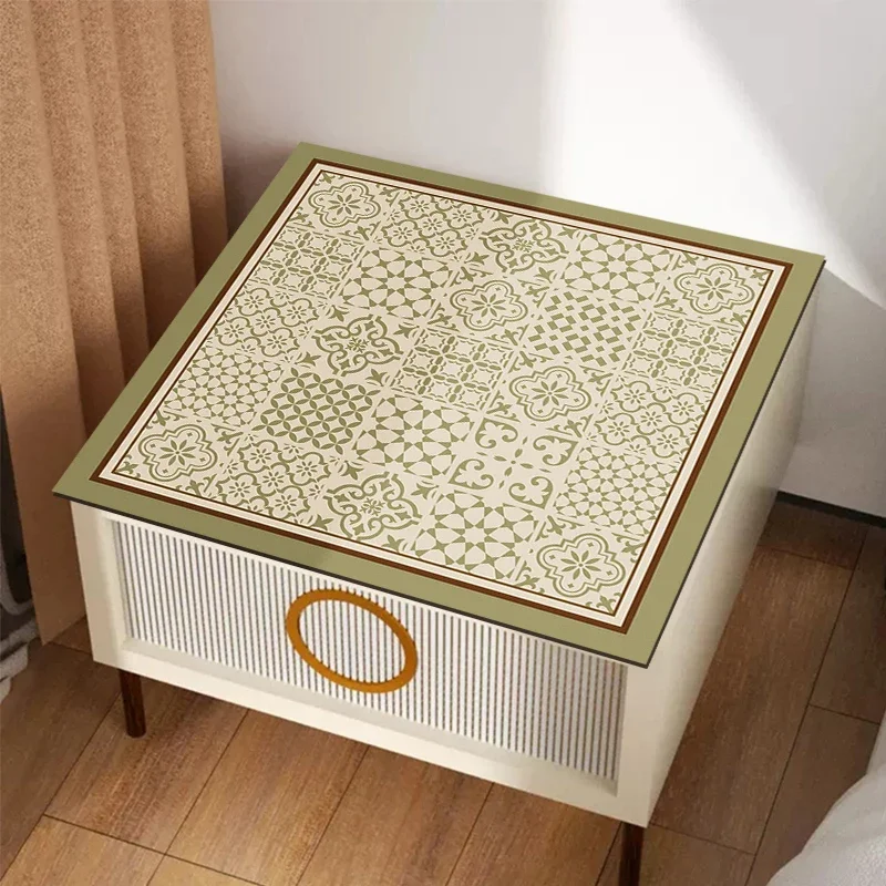 Retro Washing Machine Dust Proof Mat Refrigerator Dust Mats Kitchen Placemat Bathroom Rugs Dust-proof Drain Pad Coffee Table Pad washing machine cover absorbent table mat