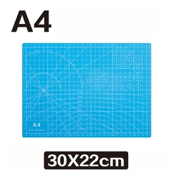 Multi - Color A4 PVC Self - Healing Cutting Mat for Quilting, Scrapbooking, and Crafting (A4 Blue)