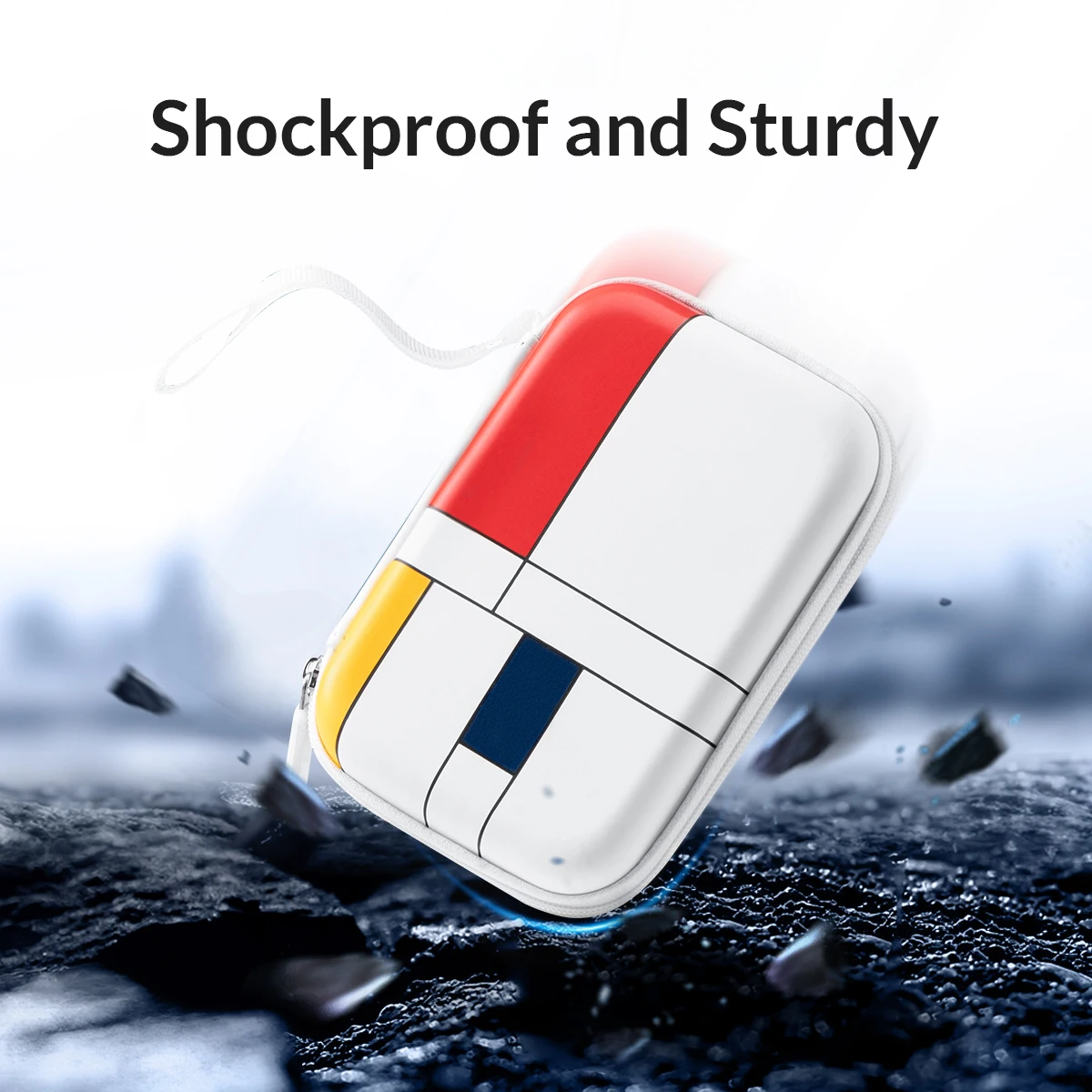 Hard Drive Case ORICO External SSD Storage Shockproof Protect Box For Montage PSSD 2.5 Inch Hard Drive Disk U Disk