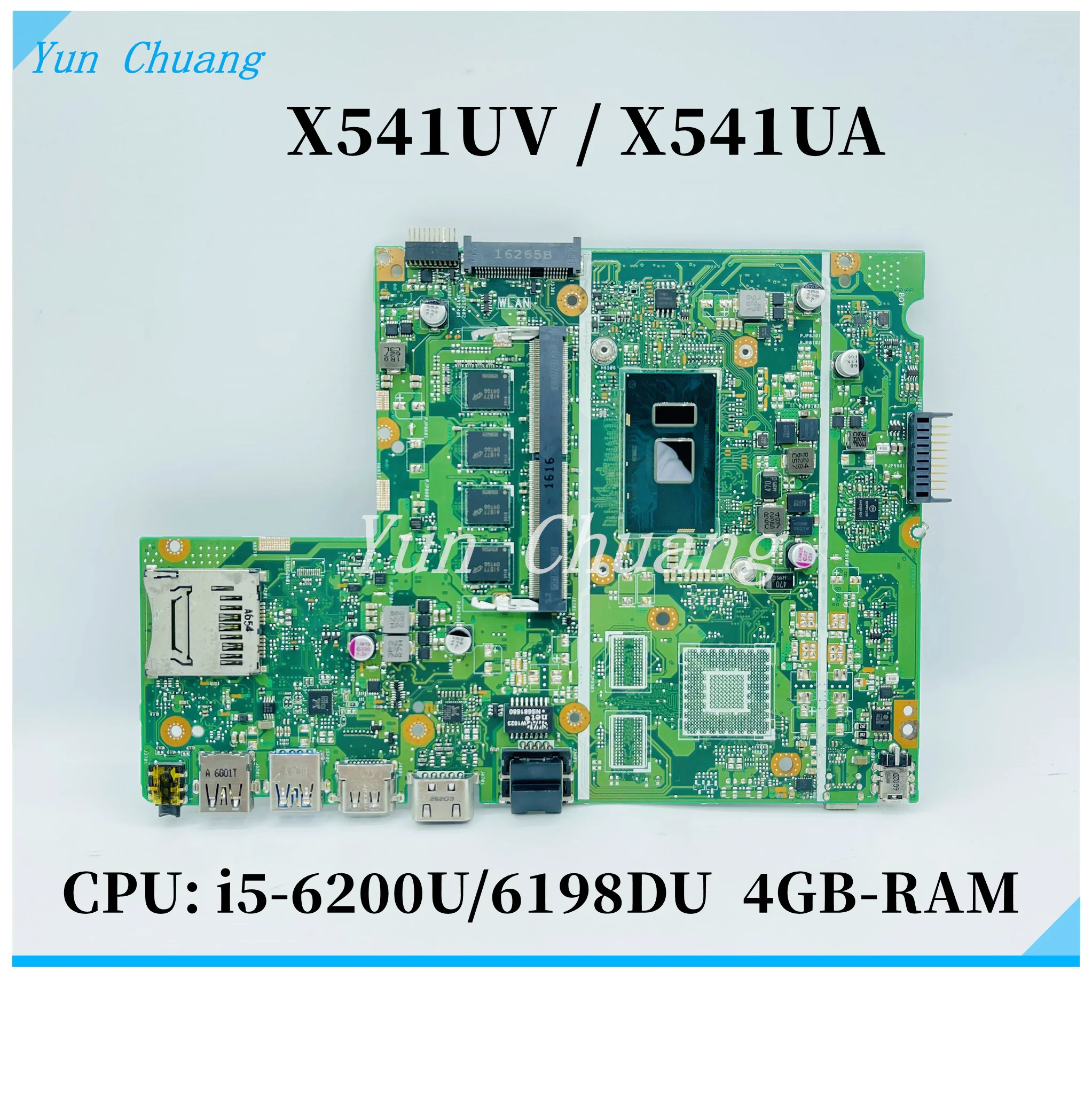 X541ua With I3 I5 Cpu 4gb Ddr4 Ram Motherboard For Asus